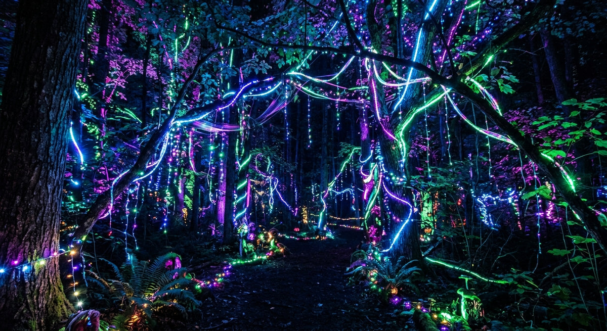 Electric Forest Is 2 Weeks Out. Here's How to Build Your Light Looks Before You're Scrambling.