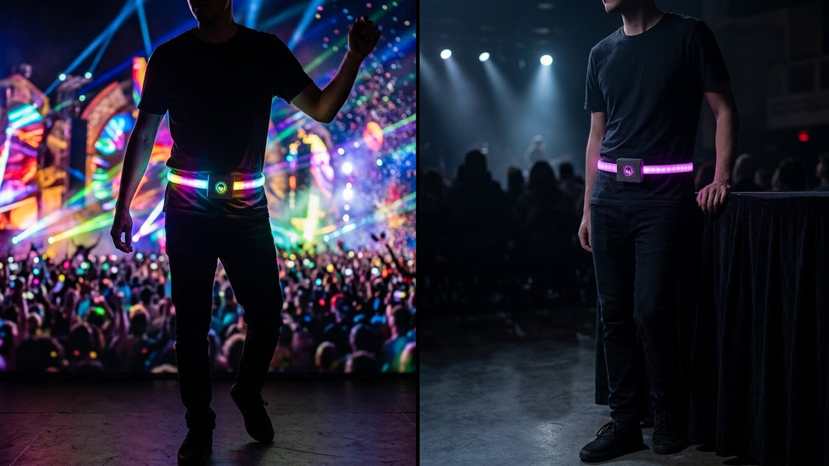 The Difference Between a Rave Look and a Concert Look (And Why the Belt Works for Both)