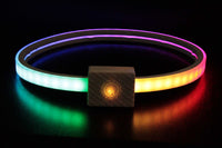 Animated Glow Belt | Light up LED wearable Accessory for EDM festivals or raves like burning man, electric forest, tomorrowland, coachella, hulaween - Nion Lights - Animated LED wearable accessory belt