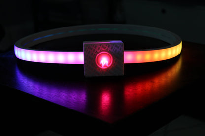 Light up LED Glow Belt wearable Accessory for EDM festivals or raves like burning man, electric forest, tomorrowland, coachella, hulaween - Nion Lights - LED wearable accessory belt