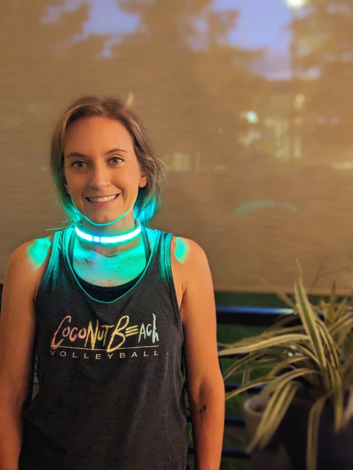 Light up LED Glow Choker necklace dog collar wearable accessory for EDM festivals or raves: burning man, electric forest, tomorrowland, hulaween - Nion Lights - LED wearable accessory choker