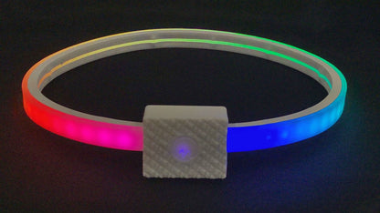 Animated Glow Belt Light Up LED Wearable Belt Accessory - Rainbow 2