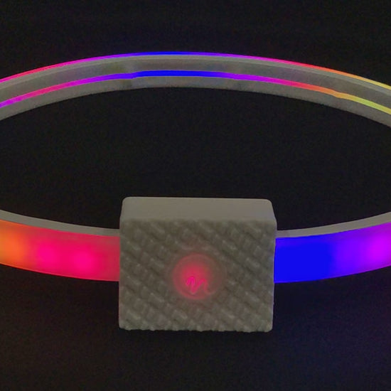 Animated Glow Belt Light Up LED Wearable Belt Accessory - Rainbow 4