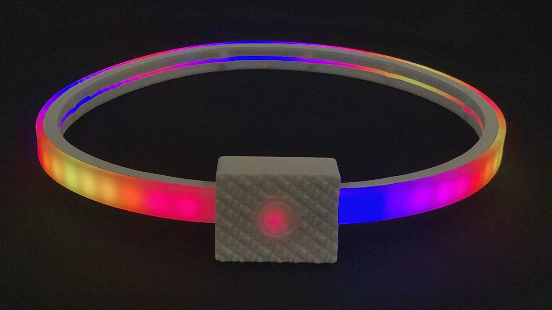 Animated Glow Belt Light Up LED Wearable Belt Accessory - Rainbow 4