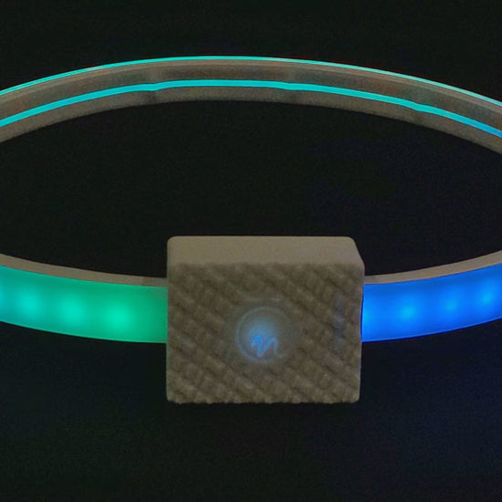 Animated Glow Belt Light Up LED Wearable Belt Accessory - Ocean