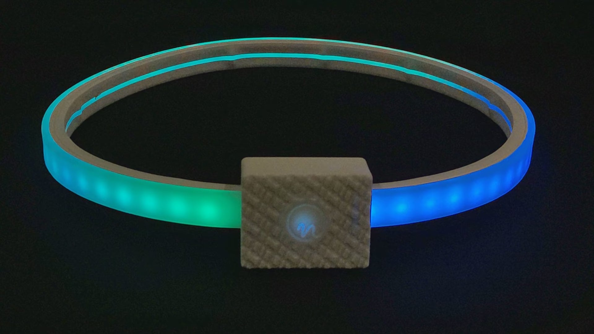 Animated Glow Belt Light Up LED Wearable Belt Accessory - Ocean