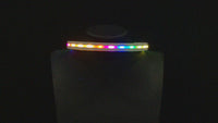 Animated Glow Choker | Light up LED wearable necklace accessory for EDM festivals or raves: burning man, electric forest, etc