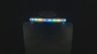 Animated Glow Choker | Light up LED wearable necklace accessory for EDM festivals or raves: burning man, electric forest, etc